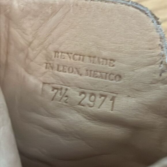 BED|STU Yell Brown / Tan two tone Ankle Booties with Distressed Leather size 7.5 - Picture 10 of 10